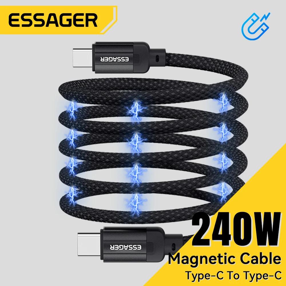 Essager ڱ  ε  PD   ̺, 240W, USB C USB C Ÿ,  15, ƺ, Ｚ QC 4.0 ڵ
